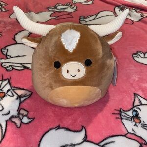 Squishmallow 8 inch Highland Cow Wilfred